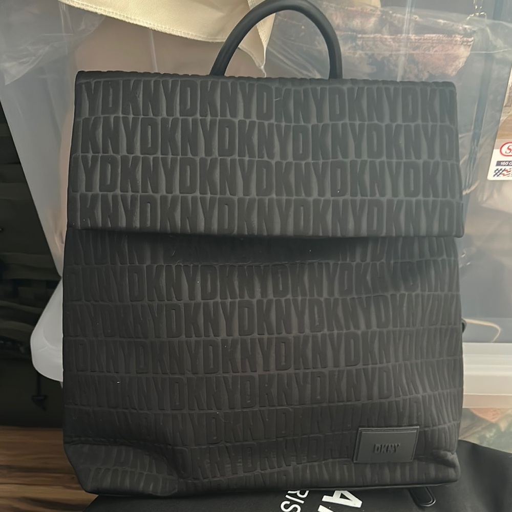 Dkny Monogram Black Backpack - image 1